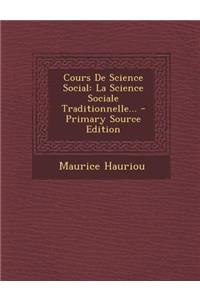 Cours De Science Social