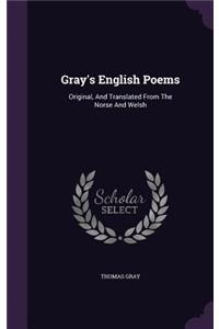 Gray's English Poems