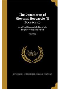 The Decameron of Giovanni Boccaccio (Il Boccaccio)