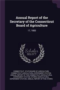 Annual Report of the Secretary of the Connecticut Board of Agriculture