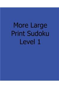 More Large Print Sudoku Level 2