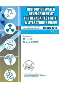 History of Water Development at the Nevada Test Site