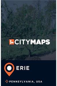 City Maps Erie Pennsylvania, USA