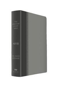 The Jeremiah Study Bible, Niv: (Gray W/ Burnished Edges) Leatherluxe(r) W/Thumb Index