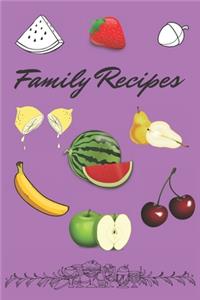 Family Recipes Book