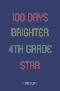 100 Days Brighter 4th Grade Star