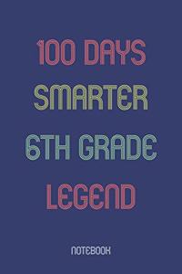 100 Days Smarter 6th Grade Legend