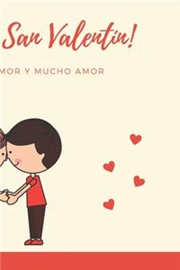 Feliz día de San Valentín, perfecto para el uso diario. Mantenga un registro de su relación. El - Regalo para tu pareja.