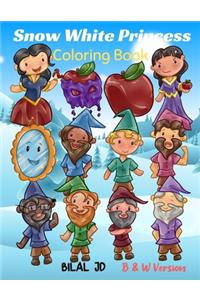 Snow White Princess Coloring Book