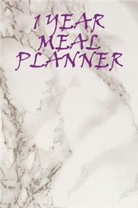 1 Year Meal Planner