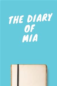 The Diary Of Mia A beautiful personalized