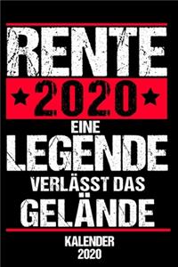 Kalender 2020 Rente Eine Legende Verlässt Das Gelände