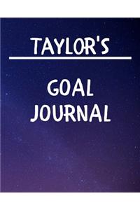 Taylor's Goal Journal