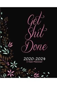 Get Shit Done 5 Year Planner 2020-2024