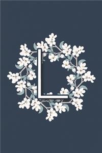 Initial Letter L Bullet Journal