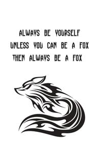 Always Be Yourself Unless You Can Be A Fox Then Always Be A Fox