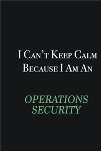 I cant Keep Calm because I am an Operations Security