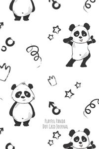 Playful Panda Dot Grid Journal