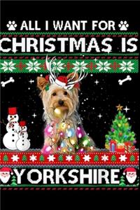 All I Want For Christmas Is Yorkshire