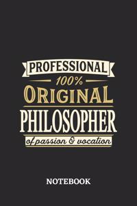 Professional Original Philosopher Notebook of Passion and Vocation