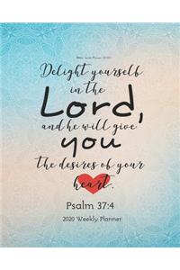 Bible Verse Planner 2020