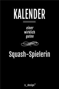 Kalender für Squash Spieler / Squash-Spielerin