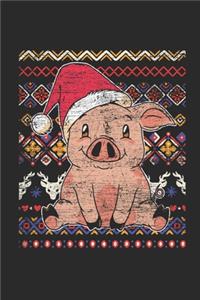 Ugly Christmas Sweater - Pig: Dotted Bullet Grid Notebook - Journal for Ugly Christmas Gift And New Year Gift Idea