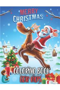 Merry Christmas Coloring Book For Kids