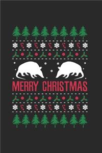 Christmas Armadillo Notebook