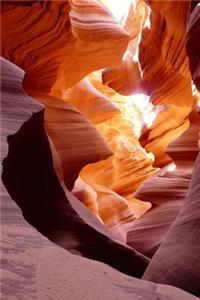 Stunning View of Antelope Canyon Sunlight and Shadows Journal