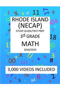 3rd Grade RHODE ISLAND NECAP TEST, 2019 MATH, Test Prep
