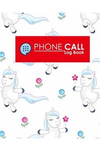 Phone Call Log Book