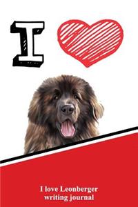 I Love Leonberger Writing Journal