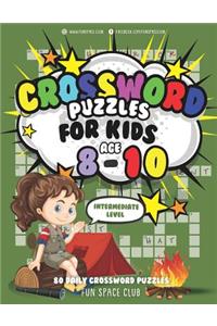 Crossword Puzzles for Kids Ages 8-10 Intermediate Level