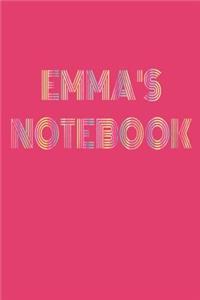 Emma's Notebook -- Blank Lined 6