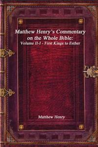 Matthew Henry's Commentary on the Whole Bible