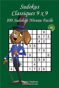 Sudokus Classiques 9 x 9 - Niveau Facile - N°1