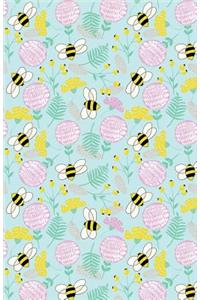 Bullet Journal Bees and Clover Pattern - Green