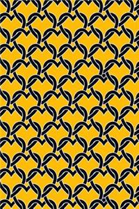 Journal Notebook Chained Hearts Pattern 16