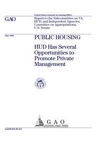 Public Housing: HUD Has Several Opportunities to Promote Private Management