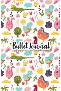 Bullet Journal: Cute Dinosaur: Notebook, Bullet Journal Dotted Grid, 100 Pages (5.5 X 8.5): Cute Dinosaur: Notebook, Bullet Journal Dotted Grid, 100 Pages (5.5 X 8.5)