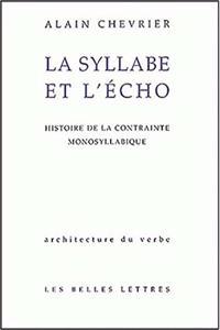 La Syllabe Et l'Echo