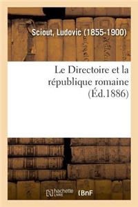 Directoire et la république romaine
