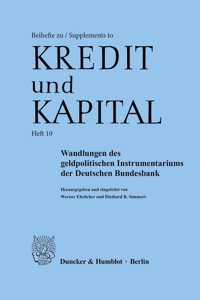 Wandlungen Des Geldpolitischen Instrumentariums Der Deutschen Bundesbank