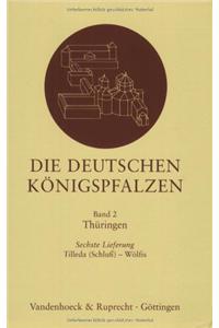 Die Deutschen Konigspfalzen. Lieferung 2,6: Thuringen: Tilleda (Schluss) - Wolfis