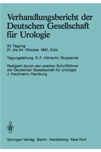 Verhandlungsbericht Der Deutschen Gesellschaft Für Urologie