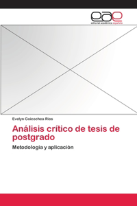 Análisis crítico de tesis de postgrado