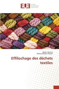 Effilochage Des Déchets Textiles