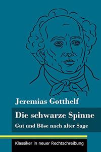 schwarze Spinne