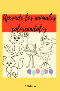 Aprende los animales coloreándolos